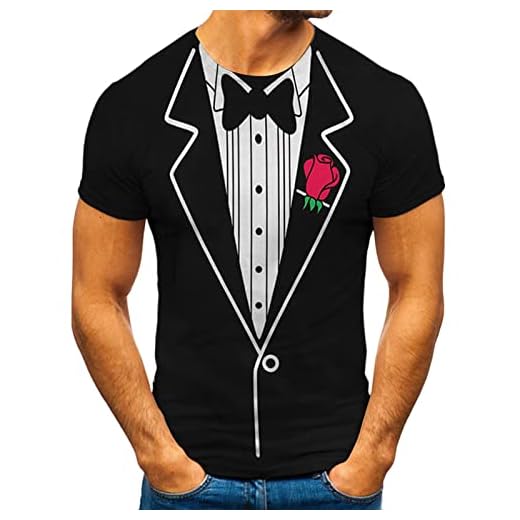 Camiseta de verano para hombre, cuello redondo, camiseta de cuello redondo, camiseta de manga corta, camiseta para hombre, manga corta, manga redonda, calle, traje falso, dos modas, cuello de moda,