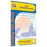 Fishing Hot Spots Map of Lake Winnibigoshish
