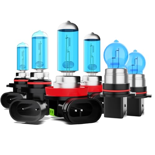 Image of Light Bulbs Fit For Chevrolet Tahoe 2016-2020, 9005 H11 PSX26W High Low Beam Fog Lights High Performance Halogen Headlight Bulb Combo, 6000K White Light, Pack of 6