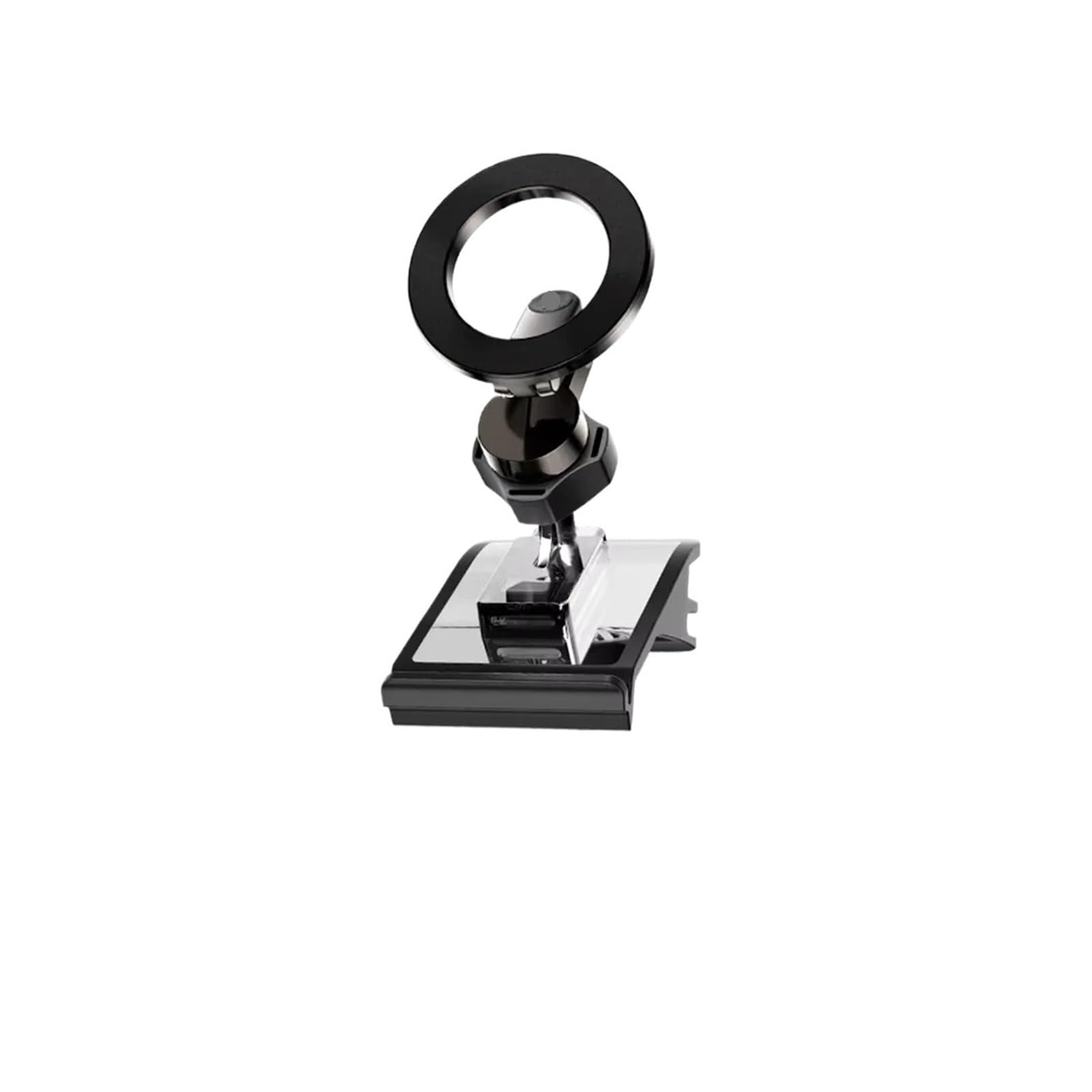 Supporto Magnetico For Telefono Da Auto In Metallo Con Anello Lunare | Staffa magnetica in metallo for fissaggio cellulare nella consolle centrale(Model 3 Y)