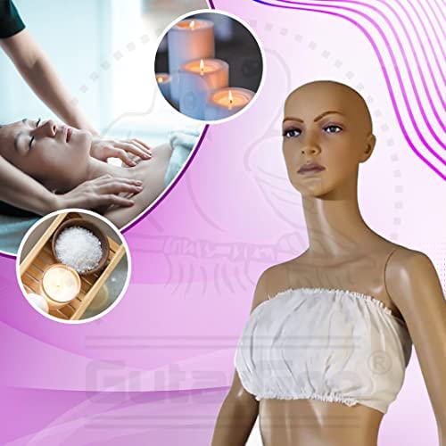 Image of Women's Cotton Disposable Underwear White Bra & Panty Maternity Massage Centre Beauty Parlour Underpants Hospitals Hotels waxing Salons