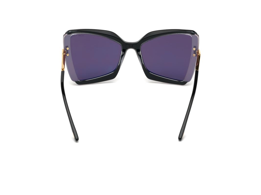 Tom Ford FT0766 03A Black FT0766 Butterfly Sunglasses L  display picture 1