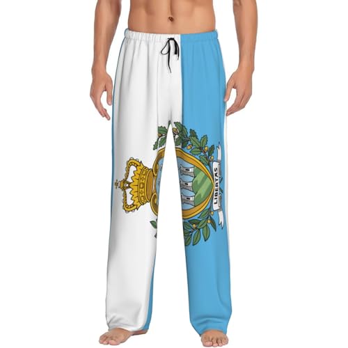 Pantalon de pyjama homme Saint-Marin vêtement de nuit ample et confortable pour cocooning
