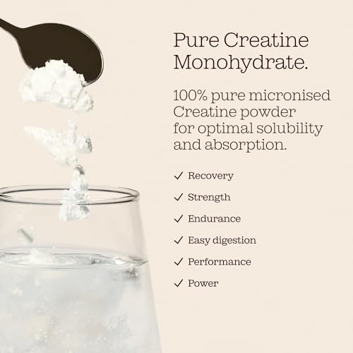 Creatine Monohydrate Powder | 100% Pure Micronised Creatine Monohydrate | Easily Dissolves | Unflavoured | Vegan | Lab-Tested | 60 Servings | Free Soul - Image 4