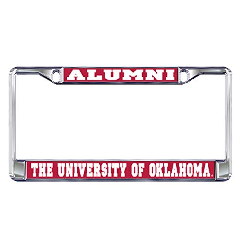 Cadre Oklahoma Alumni Plate FR 17556 en aluminium bombé pour voiture