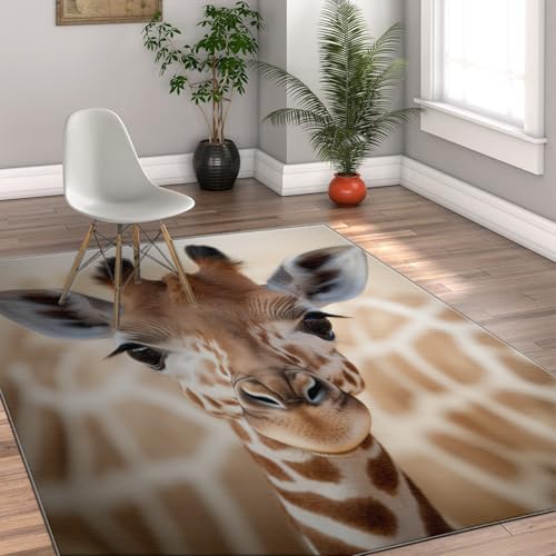 Tapis girafe lavable en machine résistant aux taches pour simplifier la vie - 4