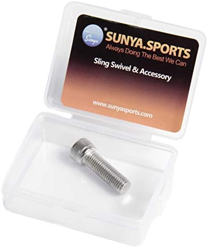 SUNYA Bow Wrist Sling Mounting Bolt, 5/16-24×1 Stainless, Thread Length 1″, Box Package.