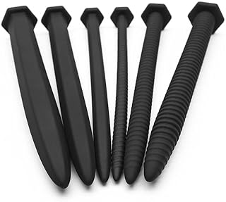 6pcs Silicone Sex Toy Urethral Sound Penis Plug Catheter Plug Smooth Urethral Dilator Masturbation Rod Sex Urinary Dilator Urethra Masturbation Rod Prostate Stimulation