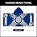 Northwest Indianapolis Colts NFL Cross Out Youth Hooded Micro Fiber Towel 22 x 51 Inches