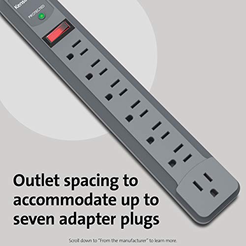 Image of Kensington Guardian 7-Outlet, 6-Foot Cord, & 540 Joules Premium Surge Protector (K38217NA)