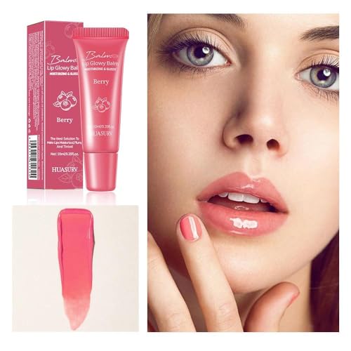 4Pcs Lip Balm Gift Set, Fruit-flavored Moisturizing Lip Gloss Lip Oil Set, Plumping Lip Glow Oil, Jelly Liquid Lipstick Glossy Lip Care for Dry Lips, Lip Tinted Oil Color for Teen Girls - Image 4