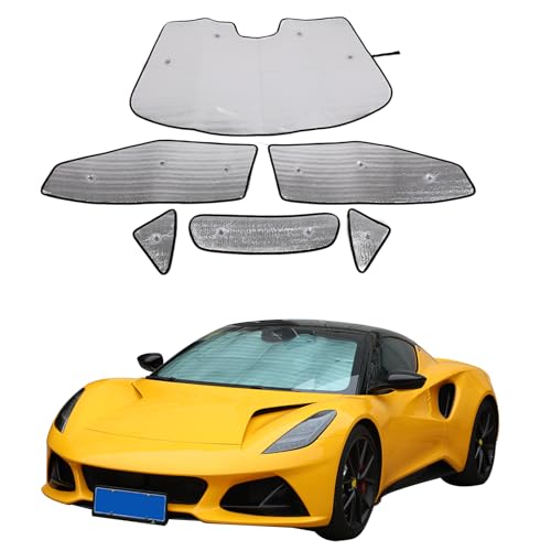 Parasol de pare-brise pour Lotus Emira pliable avec protection vitres arrière
