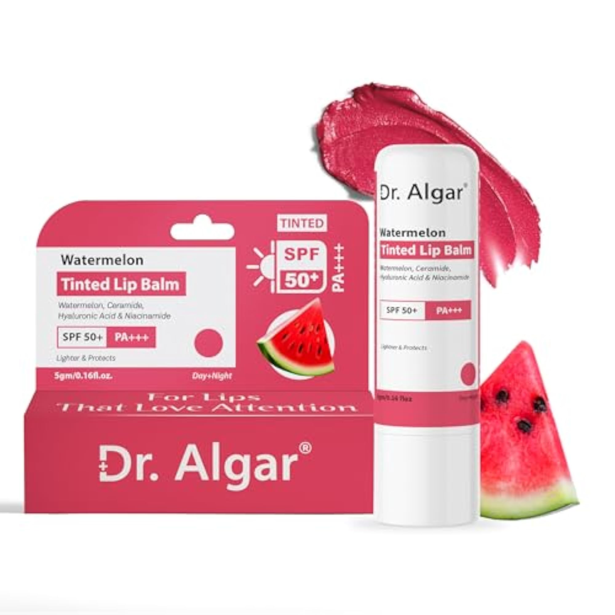 Vitamin C Face Serum and Watermelon Lip Balm Combo