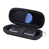 Hard Case for AliveCor Kardia Mobile Wireless 6-Lead ECG/EKG & SnapECG EKG Monitor with Pill Organizer by Anellosi (Black)