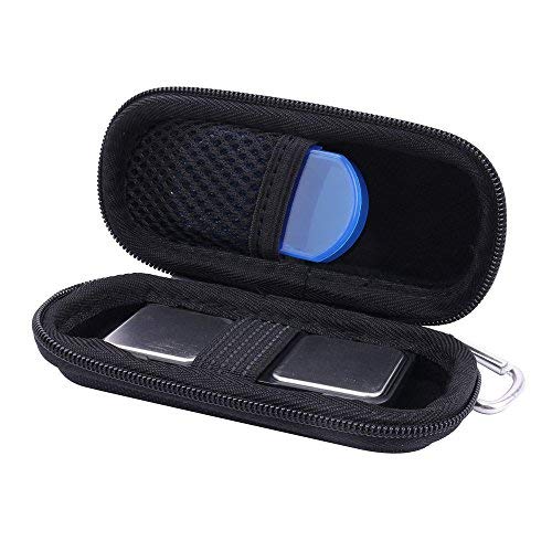Aenllosi Hard Case Replacement for AliveCor Kardia Mobile Wireless 6-Lead ECG/EKG & SnapECG EKG Monitor with Pill Organizer (Black)