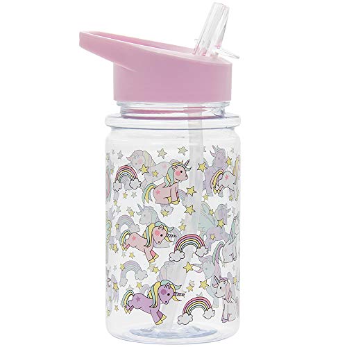 Lesser & Pavey Little Stars Unicorn-Botella para Beber, Height 17cm
