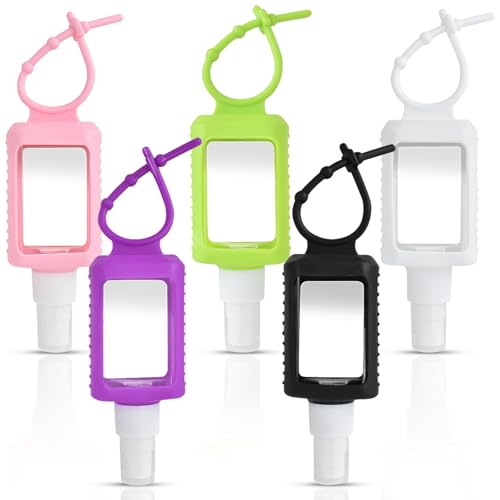 Ulbemoll 5 Pack Hand Sanitizer Travel Size Holder, 60ml/2oz Travel
