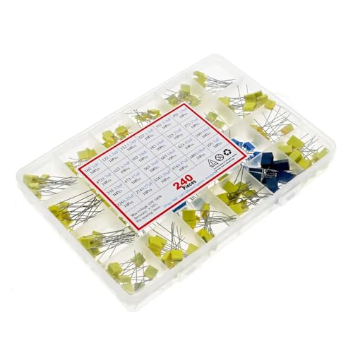 Kit condensateurs à film polypropylène pour réparer l'électronique