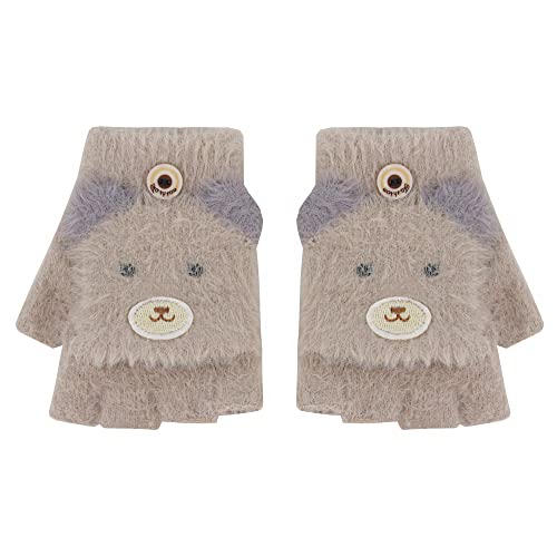 Surkat 2 Pack Fingerless Glove Cold Weather Warm Mittens With Cover For Baby Girl Boy #TOP3
