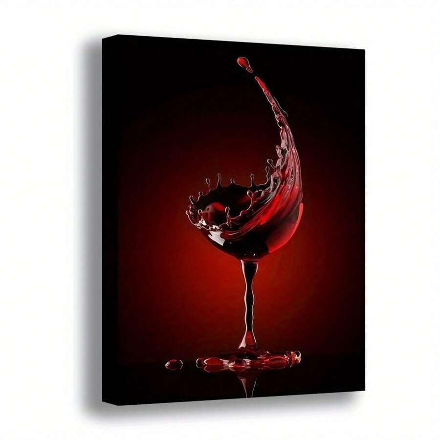 Peintures sur toile représentant du vin rouge déco chambre