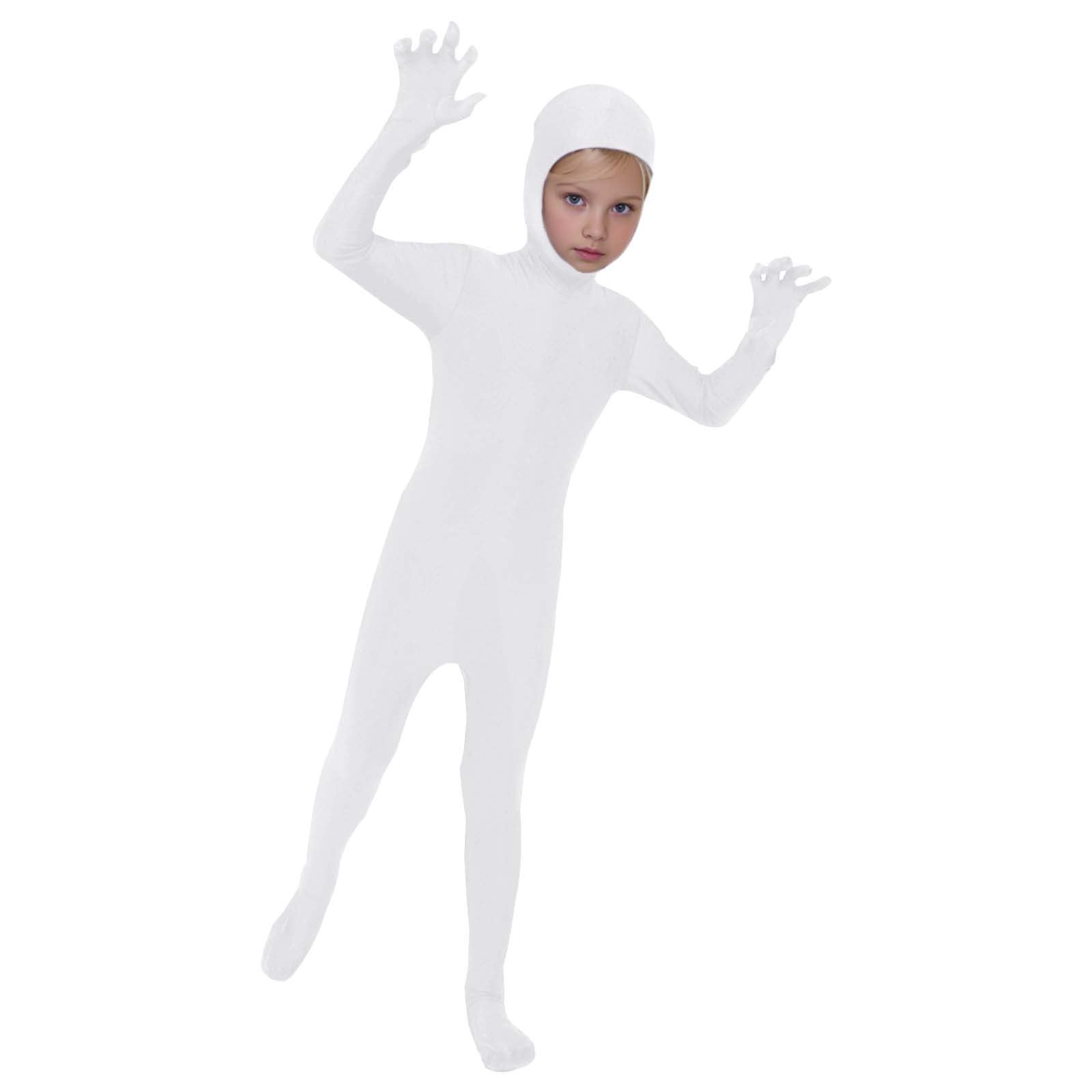 Full Body Halloween Costumes for Kids One Piece Open Face Jumpsuit Plain — image 1