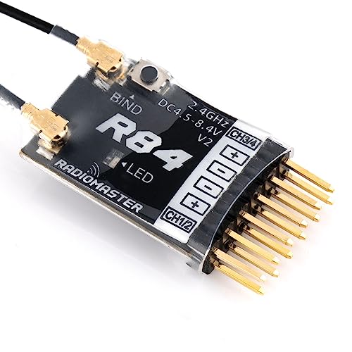Radiomaster R84 V2 4ch SFHSS Compatible PWM Receiver