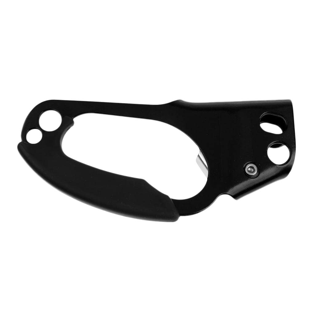 rockible 4KN Outdoor Climbing Ascender for Right/Left Hand Use, Fits mm Rope, Black