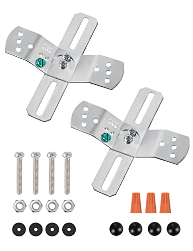 DENGNBJ Light Fixture Mounting Bracket,4' Universal Crossbar,Mount Bracket Light Crossbar with...
