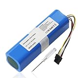 antiee 5600mah robot vacuum cleaner batteria per conga 4090 4490 4590 4690 aspirapolvere di ricambio battery 14.4v high capacity…