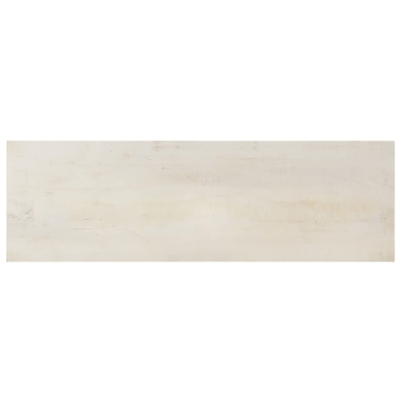 Homgoday Tavolo Consolle Bianco 115x35x77 cm in Legno di Mango Grezzo, Tavolino da Salotto, Tavolinetto da Soggiorno, Tavolo per Ufficio Camera da Letto Giardino