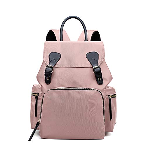Maternity Baby Diaper Bag Backpack - Large Capacity Waterproof Travel Mommy Nappy Bags - Stylish and Durable Organizer for Women, Toddler and Newborn (Pink)