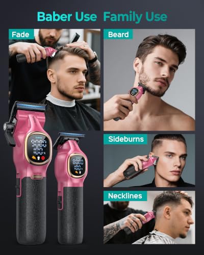 Image of VGRPRO Professional Hair Clippers for Men, Cordless Clipper and Trimmer Set