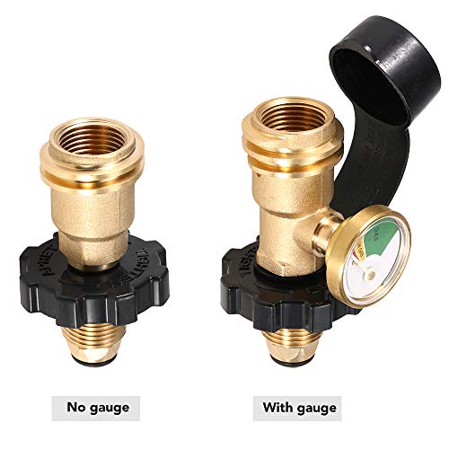 Adaptador, Romacci Adaptador do tanque de propano Válvula reguladora de latão sólido Tanque POL de s