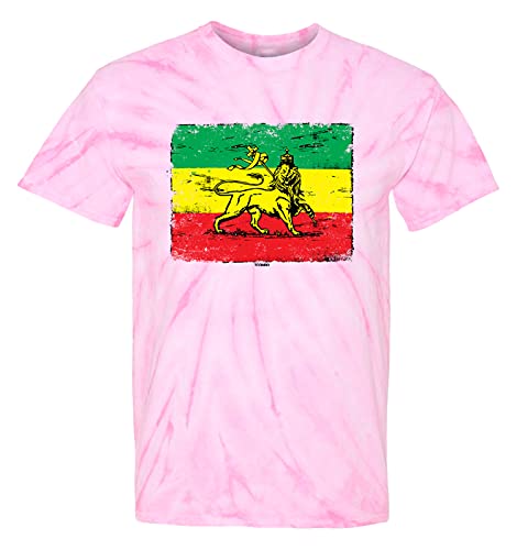 Lion Flag - Rasta Jamaican Religion Pride Men's T-Shirt