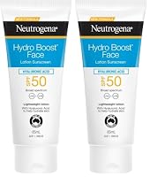 Neutrogena Hydro Boost Face Lotion Sunscreen SPF 50 85ml|Provides broad-spectrum UVA/UVB protection against skin aging UVA and burning UVB|With Hyaluronic Acid to add back hydration|2hr water resistant