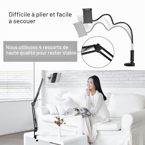 Support à tablette pour lit idéal pour regarder des séries sur iPad - 4