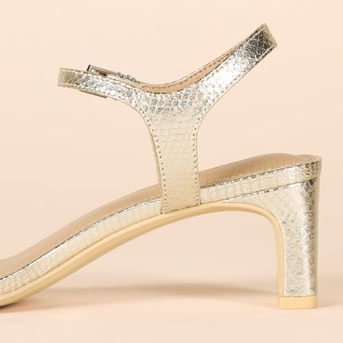 Amazon Essentials Women's Ankle Strap Low Heel4