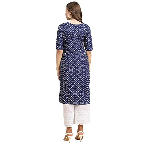 Image of Pinkmint Women's Crepe Digital Print Straight Kurta [Pack of 4]
