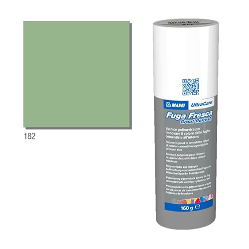 MAPEI Ultracare FUGA FRESCA 182 Turmalin Polymerfarbe zur Renovierung der Farbe der Betonfugen, Grout Refresh Flasche 160 g.