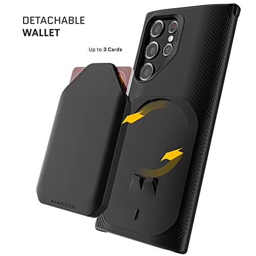 Coque Samsung S22 Plus Ghostek EXEC avec porte-carte détachable noir