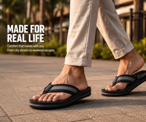 Image of Kraasa Fleece Slippers for Man | Slip-On Slippers