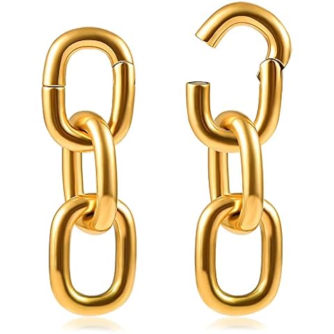 Vankula 4mm Gold Ear Weights for Stretched Ears Cover