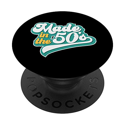 Made In the 50's Graphic Distressed Born In 50s Gift PopSockets PopGrip: Agarre intercambiable para Teléfonos y Tabletas