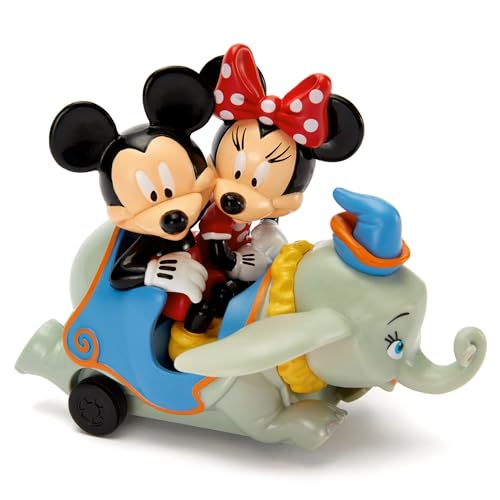 Disney Store Official, Mickey e Minnie Mouse, brinquedo movimento retrocesso, 8 GZRD 13 cm, lefante de 3 anos