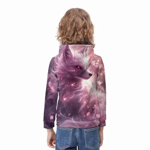 Sweat à capuche enfant imprimé 3D idéal pour le collège - 4