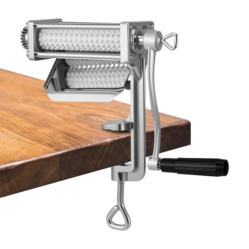 HuuppHip Attendrisseur de Viande pour Smash Burger avec Lames Ultra-Tranchantes - Manivelle sans Martelage, Nettoyage Rapide, Polyvalent pour Cuisine Maison