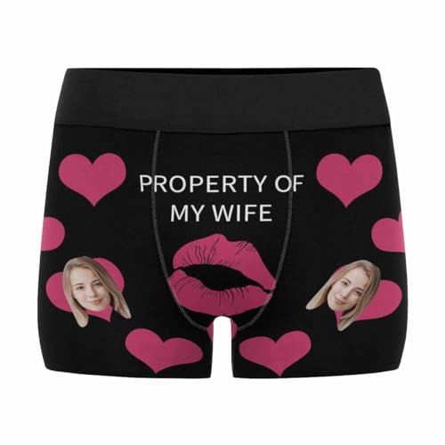 Custom Boxer Heart Boxer Valentine Boxer Picture Mens Boxers Girlfriend Face Boxers Custom Thong