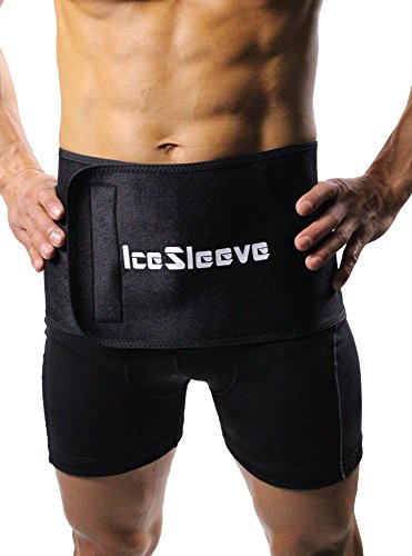IceSleeve Back and Hip Cold Pack, Large Black