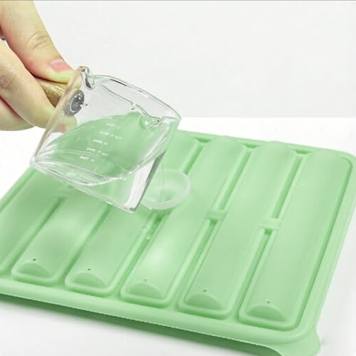 Bandeja para cubitos de hielo de silicona con tapa miniatura 6