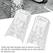 Estink Barber Shoes Cover, 1 Pair of Silicone High Transparent Hair Stylist Shoes Cover Reusable Odorless Haircut Shoes Cover for Indoor Salon Beauty Hair Stylist Hairdressing